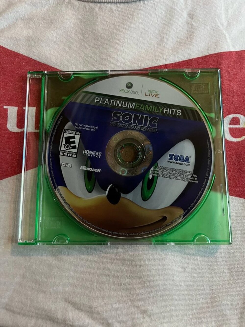 Sonic the Hedgehog 2006 Platinum Hits Xbox 360 Disc Only Tested Very Clean Disc